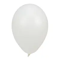 Balóny pastelové bílé 10 ks 24cm