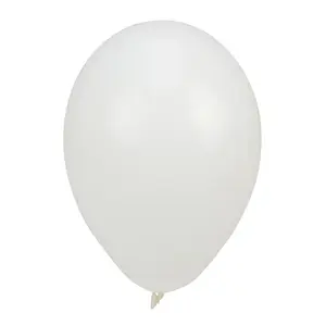 Balóny pastelové bílé 10 ks 24cm