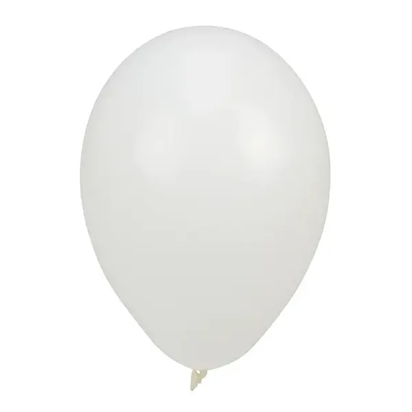 Balóny pastelové bílé 10 ks 24cm