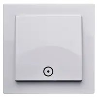 Tlačítko zvonek Cubus bílé