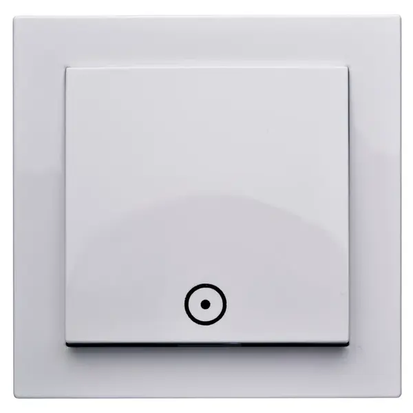 Tlačítko zvonek Cubus bílé