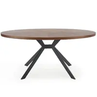 Stùl Locarno 170 Mdf/Ocel – ořech/černá