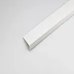 Rohový Profil PVC Bílý Satén 40x10x1000