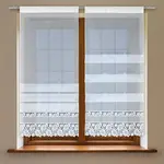 Žakárová sponková záclona 222380/60x190 bílá