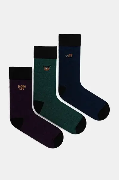 Bavlněné ponožky Medicine 3-pack