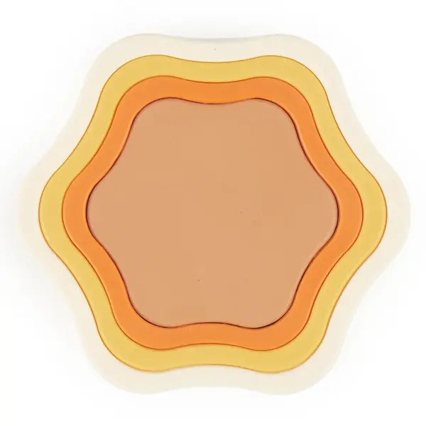 Bieco - Silikónová stohovacia kvetina - Chocolate Bliss