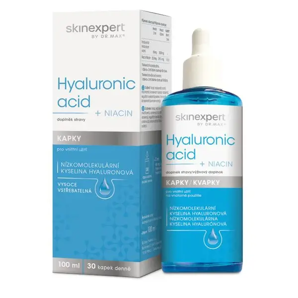 skinexpert BY DR.MAX Hyaluronic acid –⁠ Kyselina Hyaluronová kapky 100 ml