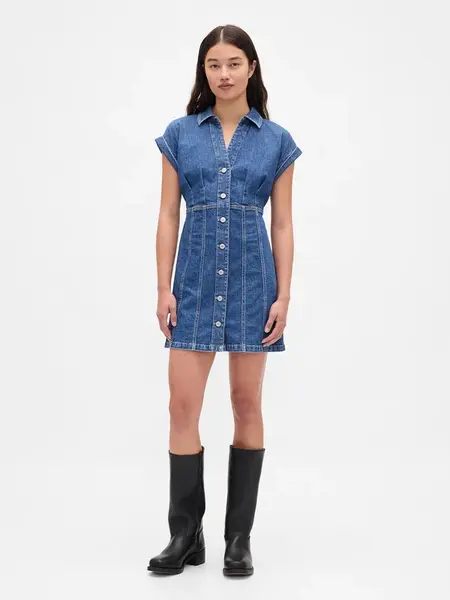 GAP  Dámské Džínové mini šaty 815739-00 Veľkosť: L