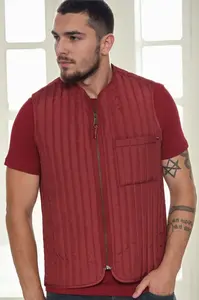 Pánská vesta Dewberry bordó