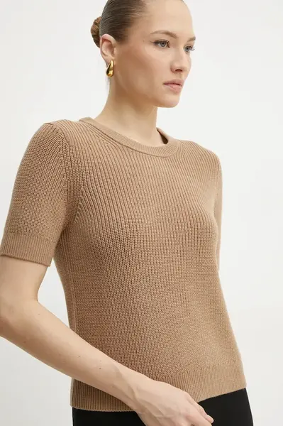 Vlněný svetr MICHAEL Michael Kors dámský, zelená barva, MF4612JF2G