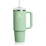 Stanley Quencher H2.O FlowState™ Tumbler tumbler z nehrdzavejúcej ocele s rúrkou stredný Pistachio 890 ml