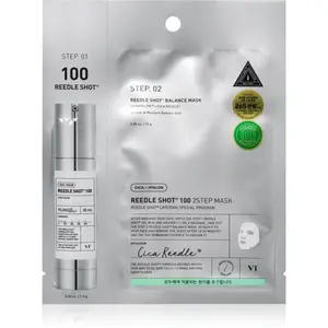 VT Cosmetics Reedle Shot 100 2-Step Mask intenzívna obnovujúca maska na dvojfázové ošetrenie pleti 26.5 g