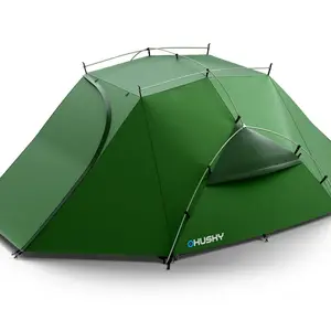 Husky Brofur 3 zelená Lehký turistický stan pro 3 osoby