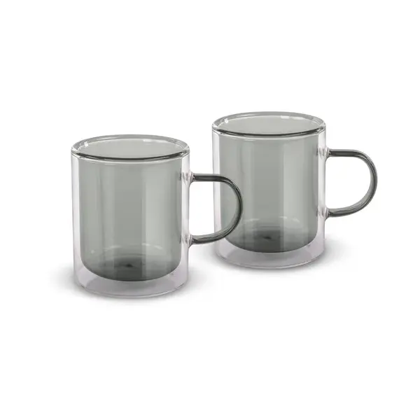 LAMART LT9121 Vaso sklenice na čaj 350 ml 2 ks černé