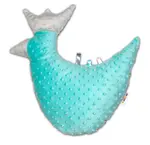 Baby Nellys Dětský dekorační polštář, Slepička - minky mátový