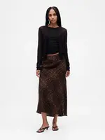 GAP saténová maxi sukňa