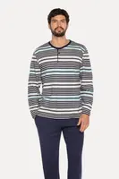 Pánské pyžamo GASPAR L Šedá