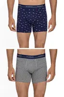 Pánské boxerky DIEGO z elastické bavlny, 2 ks XL V dárkovém boxu 2 ks