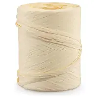 Dárkové stuhy s efektem lýka, šířka 15mm, délka 200m, barva slonová kost