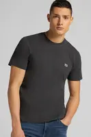 Pánské tričko LEE L60UFQON SS PATCH LOGO TEE BLACK Velikost: XL