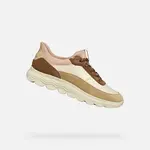 Beige Geox Spherica Plus Women's Sneakers - Women's