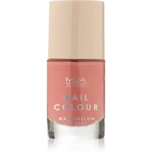 MUA Makeup Academy Nail Colour lak na nechty odtieň Watermelon Sorbet 10 ml