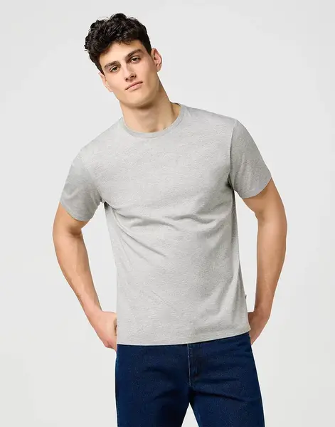 3-balení triček WRANGLER 3 PACK TEE WHITE GREY BLACK 112371482 Velikost: M