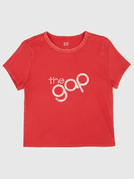 GAP Dámské Crop tričko s logem 749362-05 Velikost: XXS