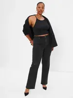 Džíny pro ženy GAP loose High Rise Organic Cotton '90s 406724-00 Velikost: 28SHORT - zkrácená délka