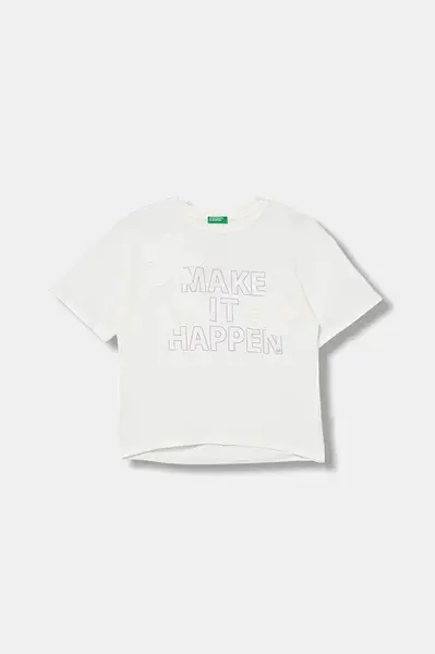 Dětské bavlněné tričko United Colors of Benetton