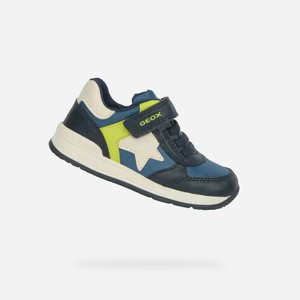 Tmavě modré chlapecké boty Geox Rishon Boy