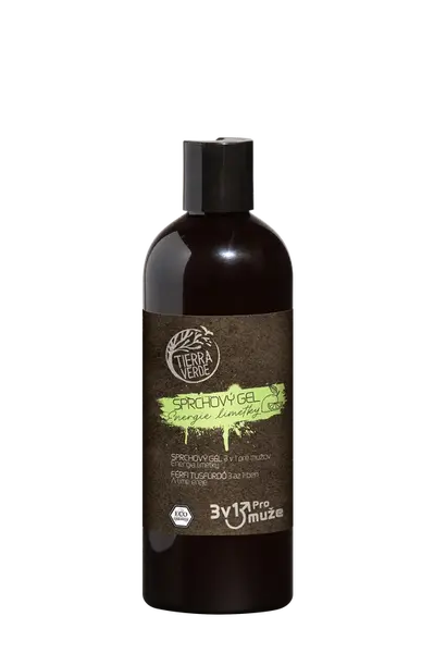 TIERRA VERDE Sprchový gel pro muže Energie limetky (lahev) 500 ml