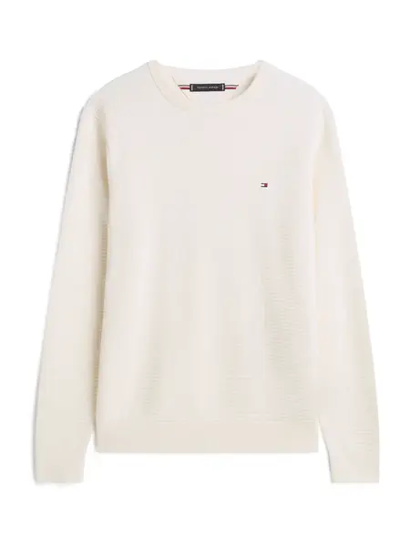 TOMMY HILFIGER Sveter 'SEASONAL'  krémová