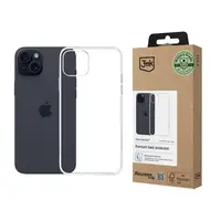 Silikonový kryt 3mk Clear Case Eco pro Apple iPhone 16 Plus, transparentní