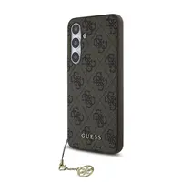 Zadní kryt Guess 4G Charm pro Samsung Galaxy S24 FE, hnědá