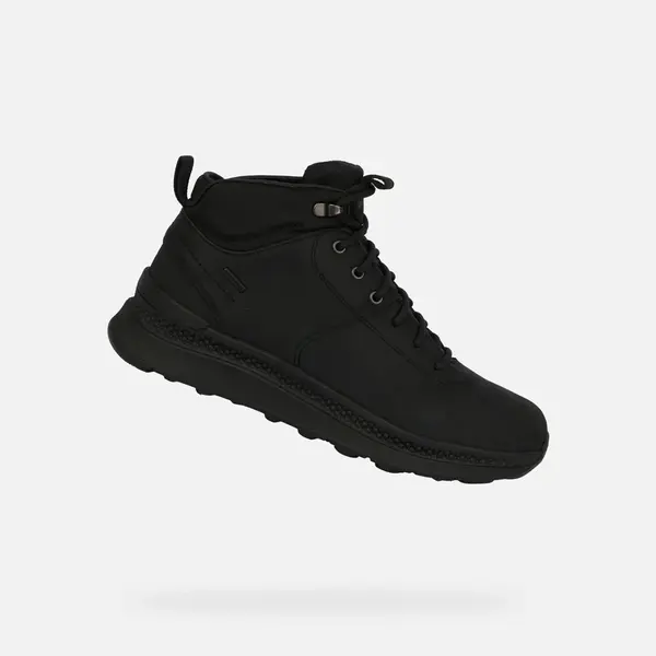 Geox Spherica X2 pánské černé kotníkové boty