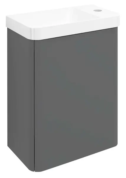 Sapho Zorba - Umývadlová skrinka, 39x22x50 cm, 1 dvierka L/P, carina LT113-4141