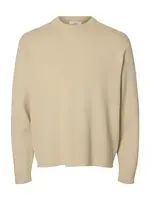 SELECTED Sveter 'SLHTeller'  béžová