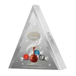 LINDT LINDOR Vánoční stromeček Stříbrný Mix 125 g