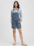 GAP Džínové kraťasy s laclem distressed shortall with Washwell - Dámské