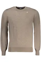 K-WAY MEN&#39;S BROWN SWEATER