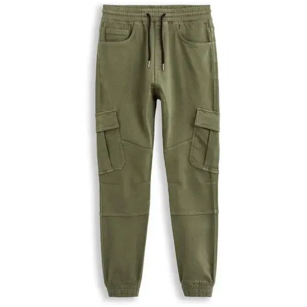 CELIO COKIT4 Pánské volnočasové kalhoty, khaki, velikost