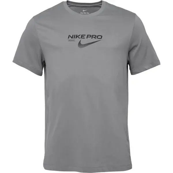 Nike DRI-FIT TEE PRO TRAINING M Pánské sportovní triko, tmavě šedá, velikost XXL