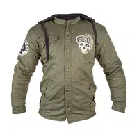 Pánská bunda W-TEC Black Heart Khaki Jacket s aramidem Garage Built 3XL