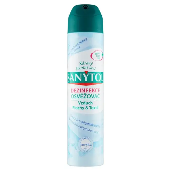 Sanytol Dezinfekce osvěžovač vzduchu, ploch a textilií horská vůně 300 ml