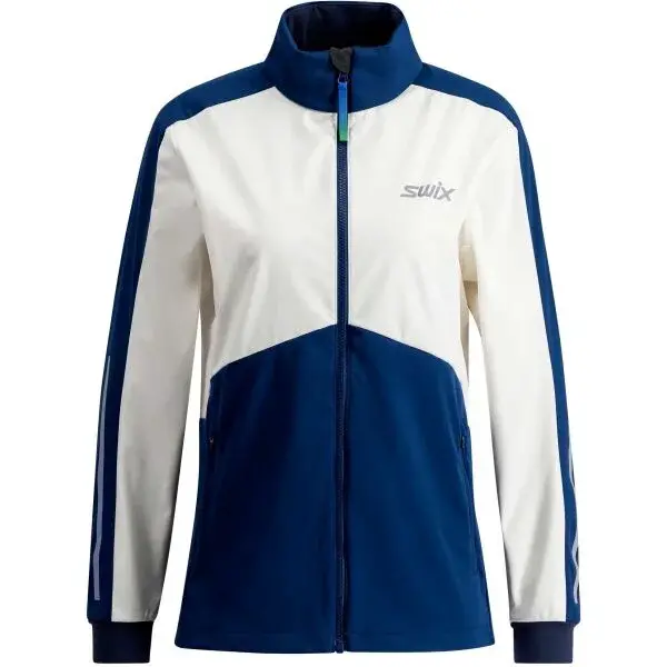 Swix CROSS JACKET W Dámska bežkárska bunda, biela, veľkosť