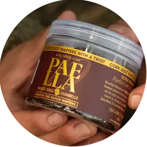 One more cast wafters boosted match the hatch cork dust wafter paella 100 g 10x14mm & 14x18mm