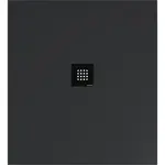 Polysan Flexia sprchová vanička obdĺžniková 110x100 cm liaty mramor antracit 72922.51