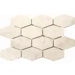 Mozaika Mosavit Hexagonal beige 25x37 cm mat KANAWA