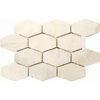 Mozaika Mosavit Hexagonal beige 25x37 cm mat KANAWA